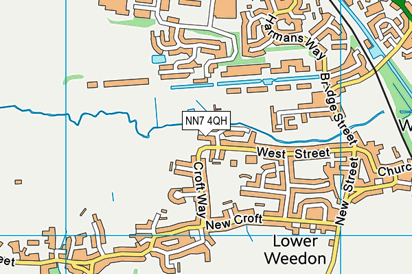 NN7 4QH map - OS VectorMap District (Ordnance Survey) NN7 4QH map - OS VectorMap District (Ordnance Survey)