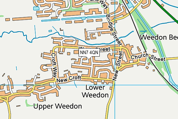 NN7 4QN map - OS VectorMap District (Ordnance Survey) NN7 4QN map - OS VectorMap District (Ordnance Survey)