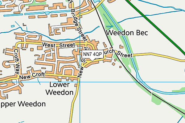 NN7 4QP map - OS VectorMap District (Ordnance Survey) NN7 4QP map - OS VectorMap District (Ordnance Survey)
