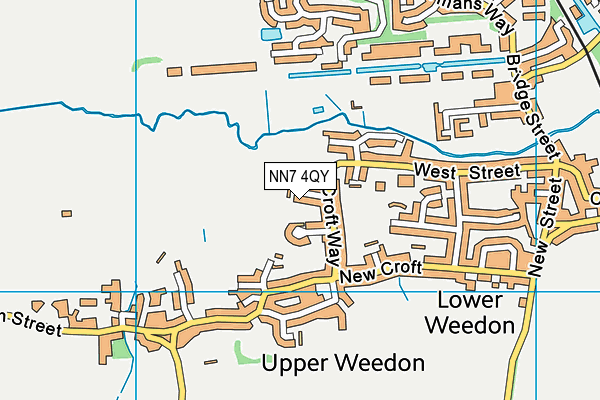 NN7 4QY map - OS VectorMap District (Ordnance Survey) NN7 4QY map - OS VectorMap District (Ordnance Survey)