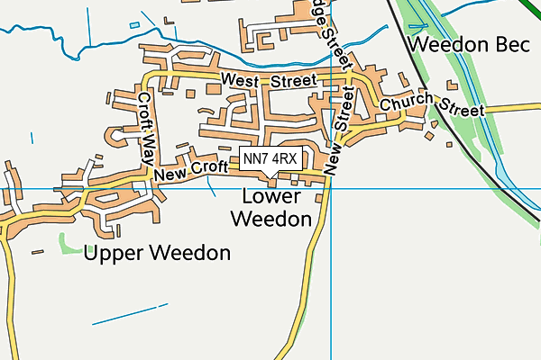 NN7 4RX map - OS VectorMap District (Ordnance Survey) NN7 4RX map - OS VectorMap District (Ordnance Survey)