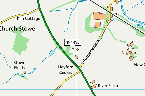 NN7 4SB map - OS VectorMap District (Ordnance Survey) NN7 4SB map - OS VectorMap District (Ordnance Survey)