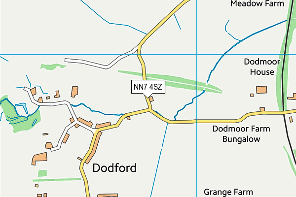 NN7 4SZ map - OS VectorMap District (Ordnance Survey) NN7 4SZ map - OS VectorMap District (Ordnance Survey)