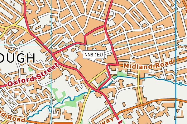 NN8 1EU map - OS VectorMap District (Ordnance Survey) NN8 1EU map - OS VectorMap District (Ordnance Survey)