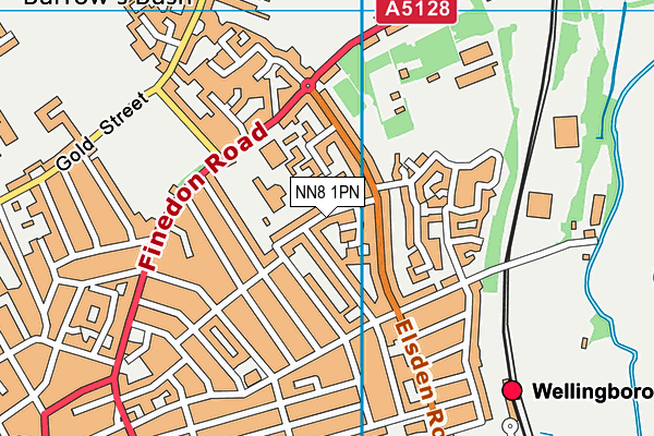 NN8 1PN map - OS VectorMap District (Ordnance Survey) NN8 1PN map - OS VectorMap District (Ordnance Survey)