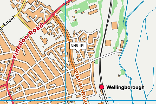 NN8 1RJ map - OS VectorMap District (Ordnance Survey) NN8 1RJ map - OS VectorMap District (Ordnance Survey)