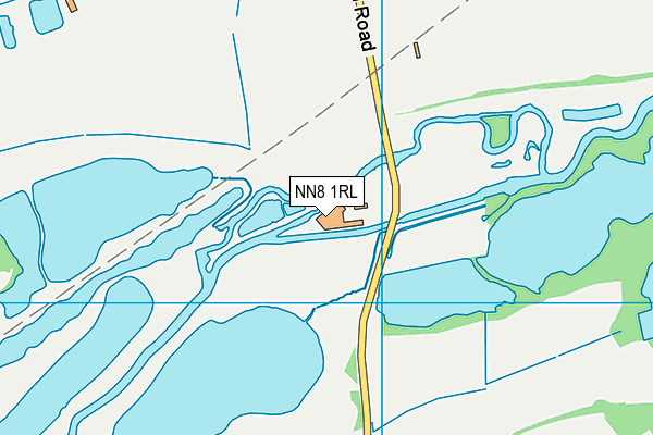 NN8 1RL map - OS VectorMap District (Ordnance Survey) NN8 1RL map - OS VectorMap District (Ordnance Survey)