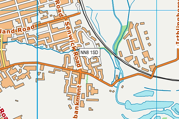 NN8 1SD map - OS VectorMap District (Ordnance Survey) NN8 1SD map - OS VectorMap District (Ordnance Survey)