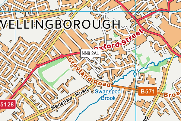 NN8 2AL map - OS VectorMap District (Ordnance Survey) NN8 2AL map - OS VectorMap District (Ordnance Survey)