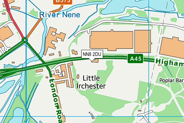 NN8 2DU map - OS VectorMap District (Ordnance Survey) NN8 2DU map - OS VectorMap District (Ordnance Survey)