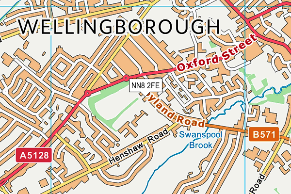 NN8 2FE map - OS VectorMap District (Ordnance Survey) NN8 2FE map - OS VectorMap District (Ordnance Survey)
