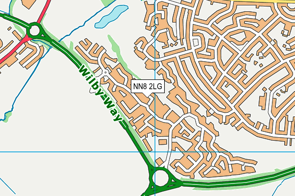 NN8 2LG map - OS VectorMap District (Ordnance Survey) NN8 2LG map - OS VectorMap District (Ordnance Survey)