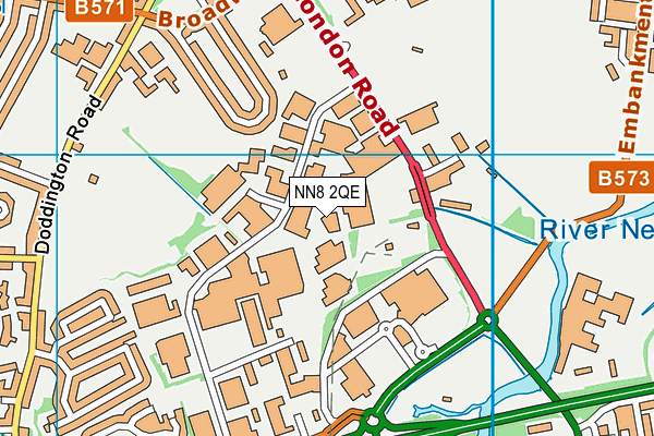 NN8 2QE map - OS VectorMap District (Ordnance Survey) NN8 2QE map - OS VectorMap District (Ordnance Survey)