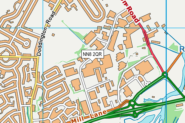 NN8 2QR map - OS VectorMap District (Ordnance Survey) NN8 2QR map - OS VectorMap District (Ordnance Survey)