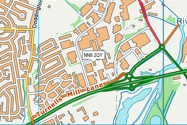 NN8 2QY map - OS VectorMap District (Ordnance Survey) NN8 2QY map - OS VectorMap District (Ordnance Survey)