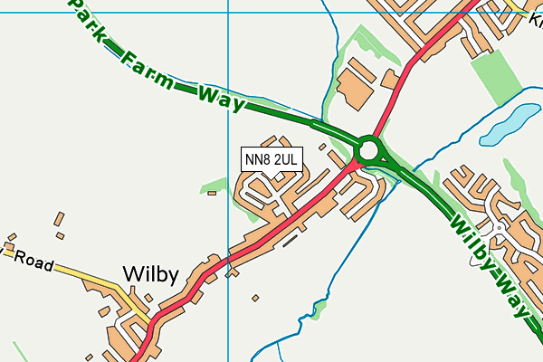 NN8 2UL map - OS VectorMap District (Ordnance Survey) NN8 2UL map - OS VectorMap District (Ordnance Survey)