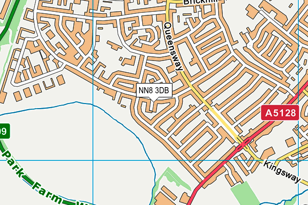 NN8 3DB map - OS VectorMap District (Ordnance Survey) NN8 3DB map - OS VectorMap District (Ordnance Survey)