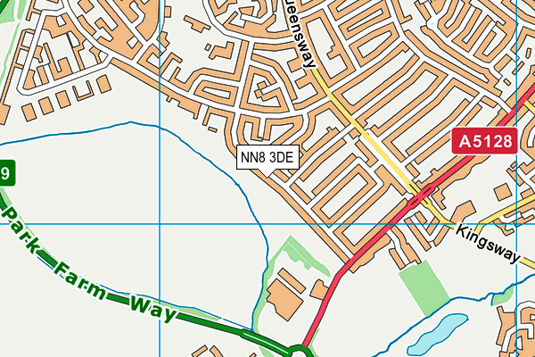 NN8 3DE map - OS VectorMap District (Ordnance Survey) NN8 3DE map - OS VectorMap District (Ordnance Survey)