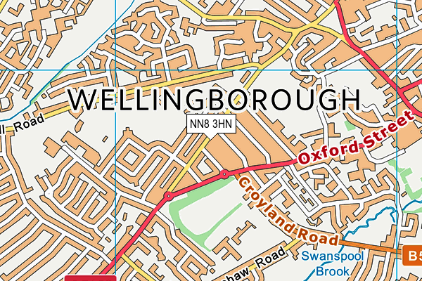 NN8 3HN map - OS VectorMap District (Ordnance Survey) NN8 3HN map - OS VectorMap District (Ordnance Survey)
