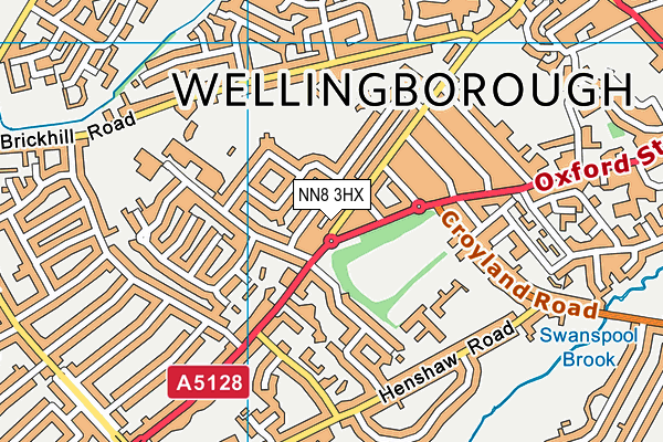 NN8 3HX map - OS VectorMap District (Ordnance Survey) NN8 3HX map - OS VectorMap District (Ordnance Survey)