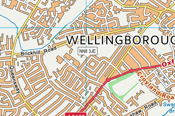 NN8 3JE map - OS VectorMap District (Ordnance Survey) NN8 3JE map - OS VectorMap District (Ordnance Survey)
