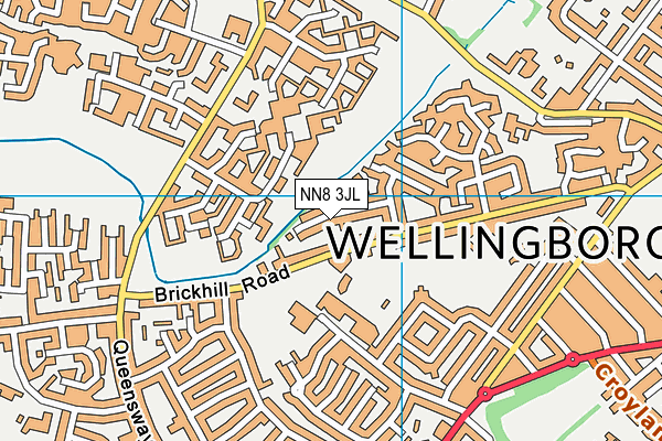 NN8 3JL map - OS VectorMap District (Ordnance Survey) NN8 3JL map - OS VectorMap District (Ordnance Survey)