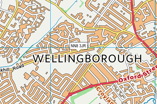 NN8 3JR map - OS VectorMap District (Ordnance Survey) NN8 3JR map - OS VectorMap District (Ordnance Survey)