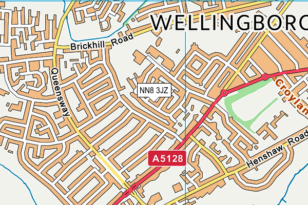 NN8 3JZ map - OS VectorMap District (Ordnance Survey) NN8 3JZ map - OS VectorMap District (Ordnance Survey)