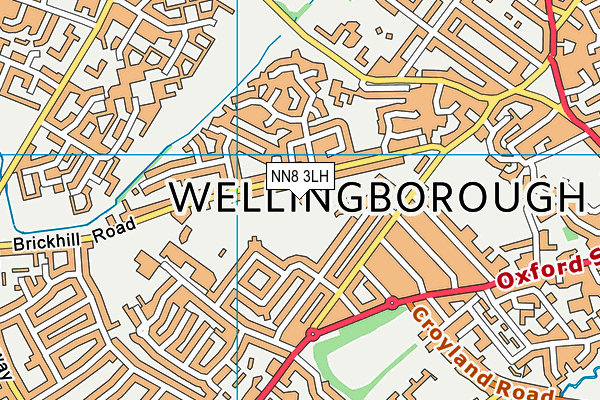 NN8 3LH map - OS VectorMap District (Ordnance Survey) NN8 3LH map - OS VectorMap District (Ordnance Survey)