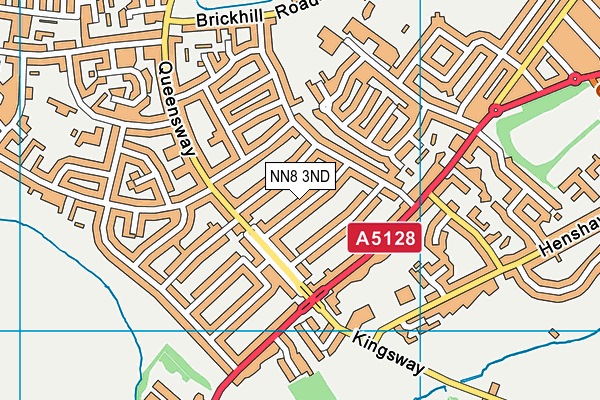 NN8 3ND map - OS VectorMap District (Ordnance Survey) NN8 3ND map - OS VectorMap District (Ordnance Survey)