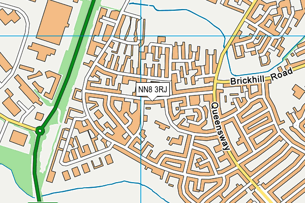 NN8 3RJ map - OS VectorMap District (Ordnance Survey) NN8 3RJ map - OS VectorMap District (Ordnance Survey)
