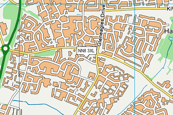 NN8 3XL map - OS VectorMap District (Ordnance Survey) NN8 3XL map - OS VectorMap District (Ordnance Survey)