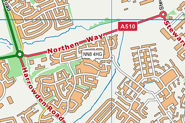 NN8 4HG map - OS VectorMap District (Ordnance Survey) NN8 4HG map - OS VectorMap District (Ordnance Survey)