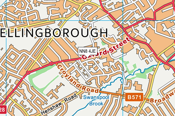 NN8 4JE map - OS VectorMap District (Ordnance Survey) NN8 4JE map - OS VectorMap District (Ordnance Survey)