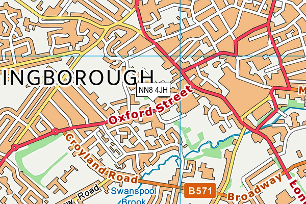 NN8 4JH map - OS VectorMap District (Ordnance Survey) NN8 4JH map - OS VectorMap District (Ordnance Survey)