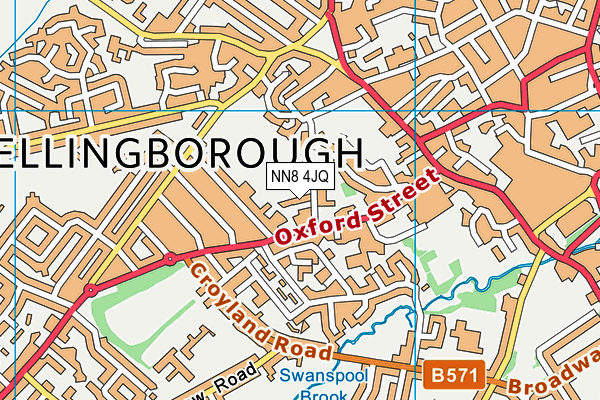 NN8 4JQ map - OS VectorMap District (Ordnance Survey) NN8 4JQ map - OS VectorMap District (Ordnance Survey)
