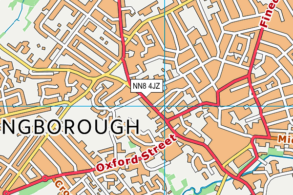 NN8 4JZ map - OS VectorMap District (Ordnance Survey) NN8 4JZ map - OS VectorMap District (Ordnance Survey)