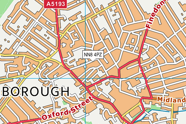 NN8 4PZ map - OS VectorMap District (Ordnance Survey) NN8 4PZ map - OS VectorMap District (Ordnance Survey)