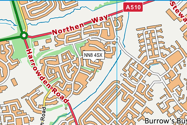 NN8 4SX map - OS VectorMap District (Ordnance Survey) NN8 4SX map - OS VectorMap District (Ordnance Survey)