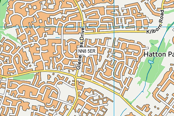 NN8 5ER map - OS VectorMap District (Ordnance Survey) NN8 5ER map - OS VectorMap District (Ordnance Survey)