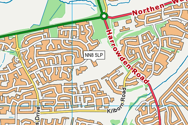 NN8 5LP map - OS VectorMap District (Ordnance Survey) NN8 5LP map - OS VectorMap District (Ordnance Survey)