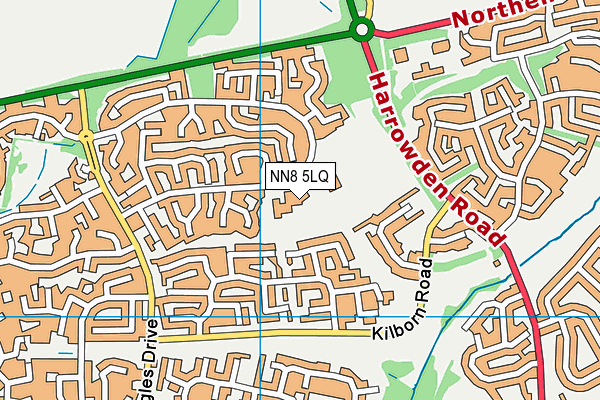 NN8 5LQ map - OS VectorMap District (Ordnance Survey) NN8 5LQ map - OS VectorMap District (Ordnance Survey)