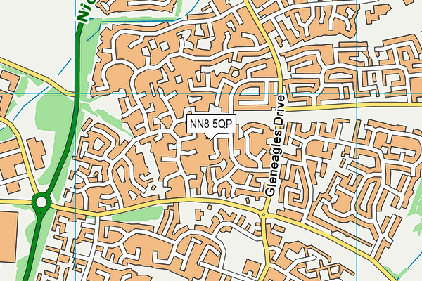 NN8 5QP map - OS VectorMap District (Ordnance Survey) NN8 5QP map - OS VectorMap District (Ordnance Survey)