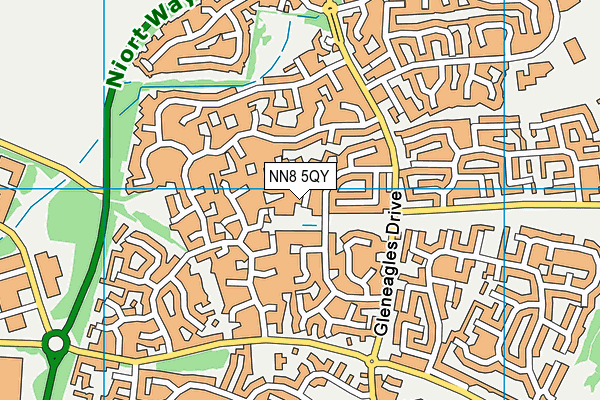 NN8 5QY map - OS VectorMap District (Ordnance Survey) NN8 5QY map - OS VectorMap District (Ordnance Survey)