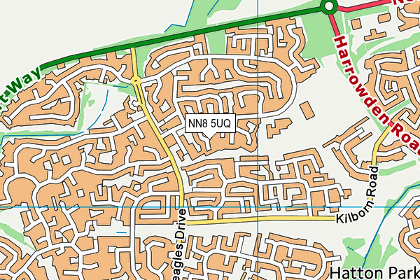 NN8 5UQ map - OS VectorMap District (Ordnance Survey) NN8 5UQ map - OS VectorMap District (Ordnance Survey)