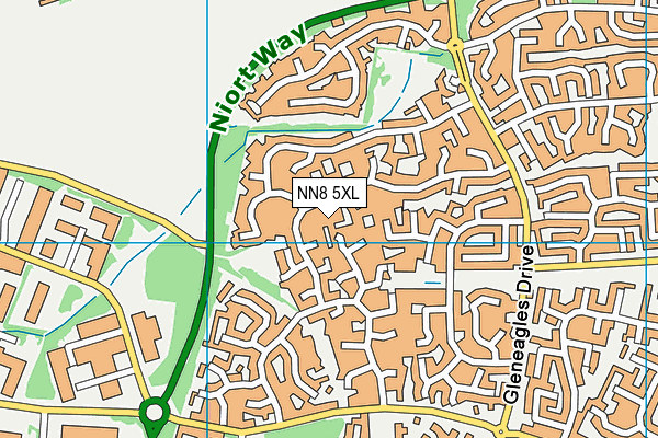 NN8 5XL map - OS VectorMap District (Ordnance Survey) NN8 5XL map - OS VectorMap District (Ordnance Survey)