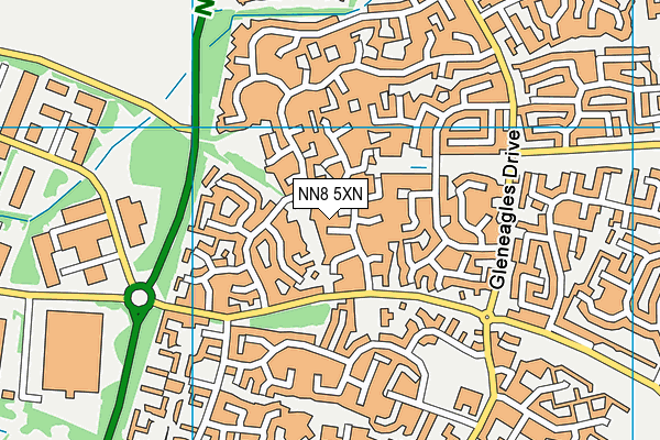 NN8 5XN map - OS VectorMap District (Ordnance Survey) NN8 5XN map - OS VectorMap District (Ordnance Survey)