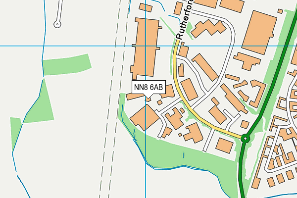 NN8 6AB map - OS VectorMap District (Ordnance Survey) NN8 6AB map - OS VectorMap District (Ordnance Survey)