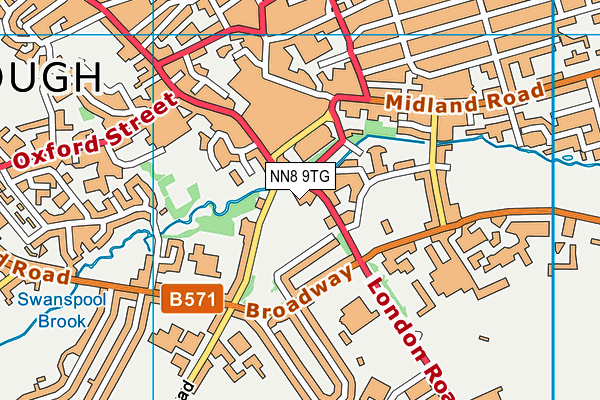 NN8 9TG map - OS VectorMap District (Ordnance Survey) NN8 9TG map - OS VectorMap District (Ordnance Survey)