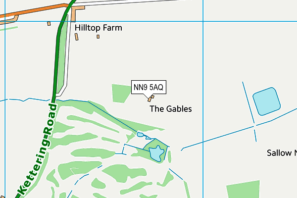 NN9 5AQ map - OS VectorMap District (Ordnance Survey) NN9 5AQ map - OS VectorMap District (Ordnance Survey)